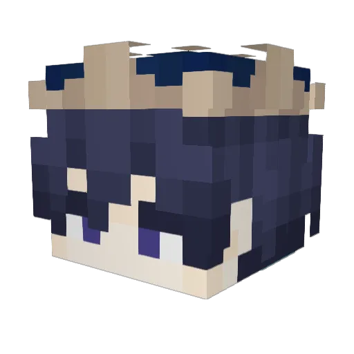 FGHDG Minecraft avatar head, 3D render
