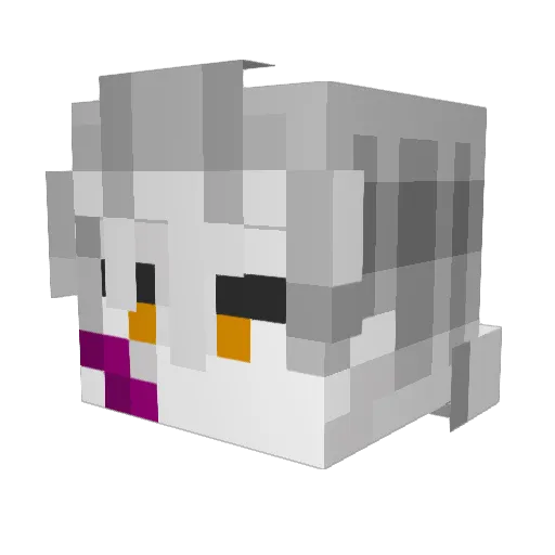 FGLReaper Minecraft avatar head, 3D render