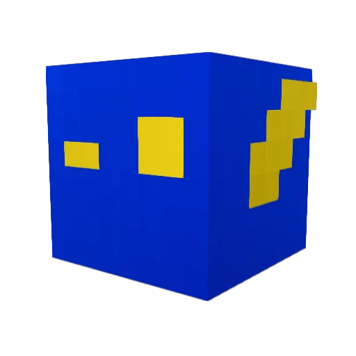 FGStil Minecraft avatar head, 3D render