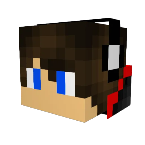 FG_MaTy Minecraft avatar head, 3D render