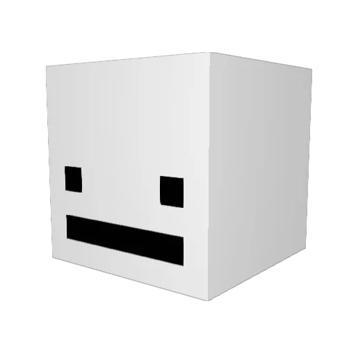 FH013 Minecraft avatar head, 3D render