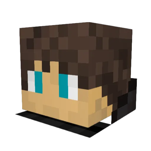 FIFA_WoLf Minecraft avatar head, 3D render