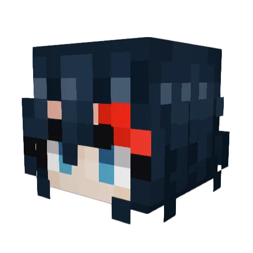 FIFTY0NE Minecraft avatar head, 3D render