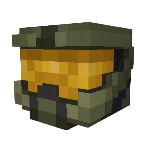 FIIIIELD Minecraft avatar head, 3D render