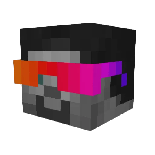 FII_JAME Minecraft avatar head, 3D render