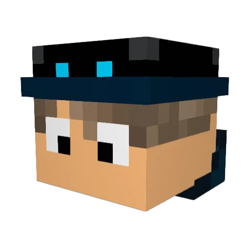 FILEXIK Minecraft avatar head, 3D render