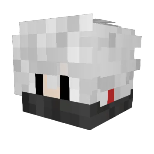 FILIN_DW Minecraft avatar head, 3D render