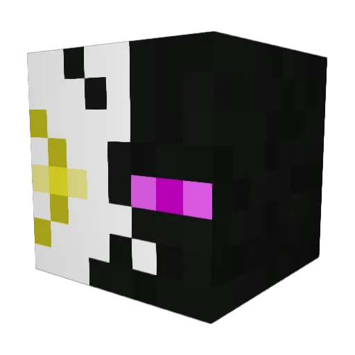 FILIX_06_ Minecraft avatar head, 3D render