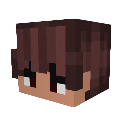 FILLYisfit Minecraft avatar head, 3D render