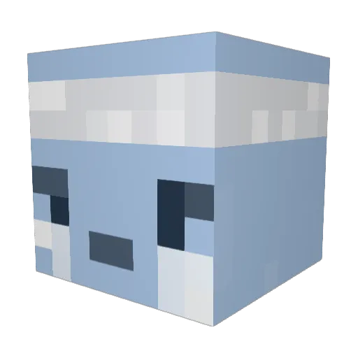 FILPTHAT Minecraft avatar head, 3D render