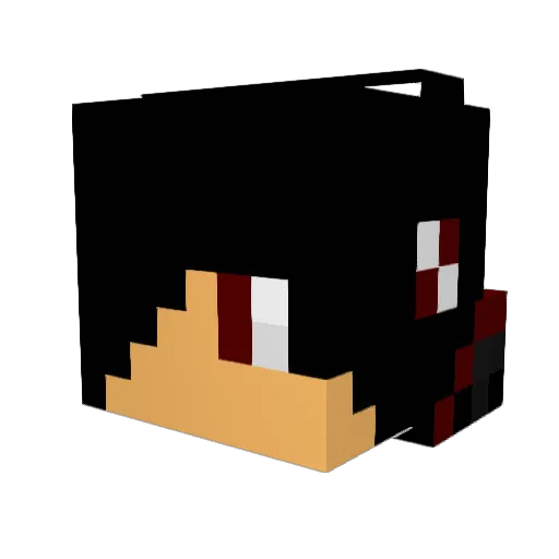 FILamez Minecraft avatar head, 3D render