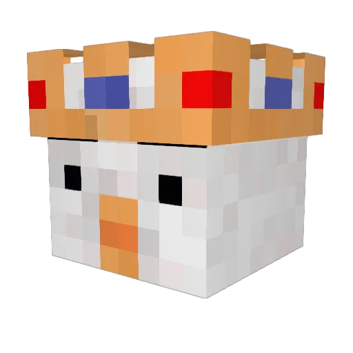 FINAAAAAAAL Minecraft avatar head, 3D render