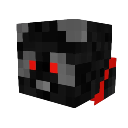 FINANA Minecraft avatar head, 3D render