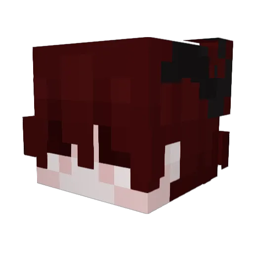 FIN_Redi Minecraft avatar head, 3D render