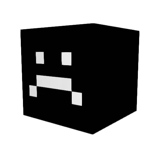 FIP__ Minecraft avatar head, 3D render