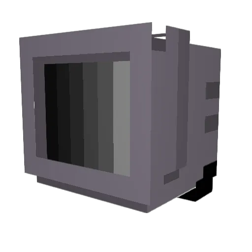 FIR3R Minecraft avatar head, 3D render