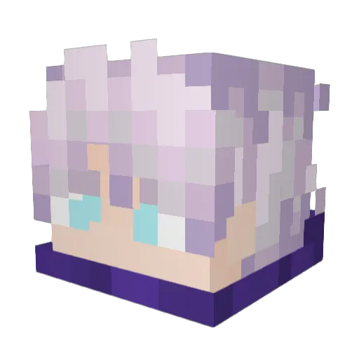 FIREDARK13ITA Minecraft avatar head, 3D render