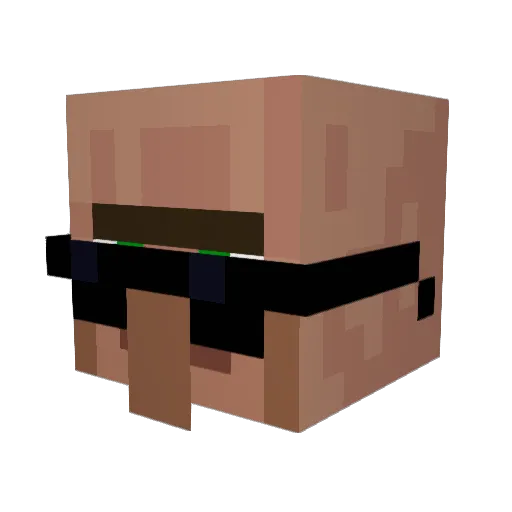 FIREDUDE6980 Minecraft avatar head, 3D render