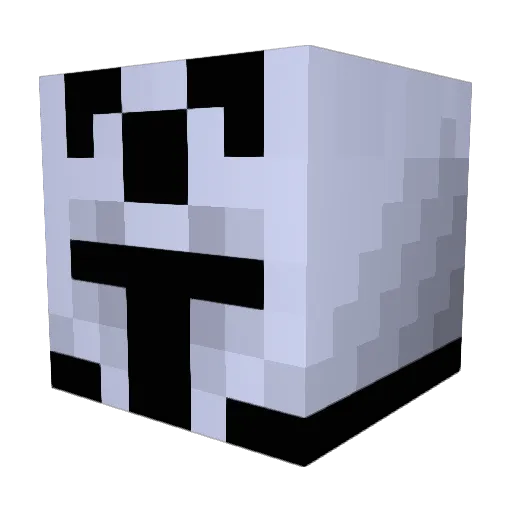 FIREMARSHMELLOW Minecraft avatar head, 3D render