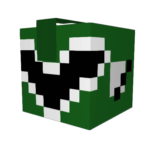 FIREPANDA528 Minecraft avatar head, 3D render