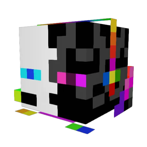 FIRE_BUILDER321 Minecraft avatar head, 3D render