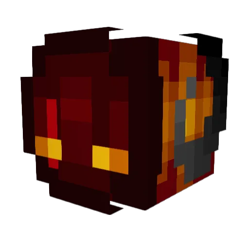 FIRFY Minecraft avatar head, 3D render