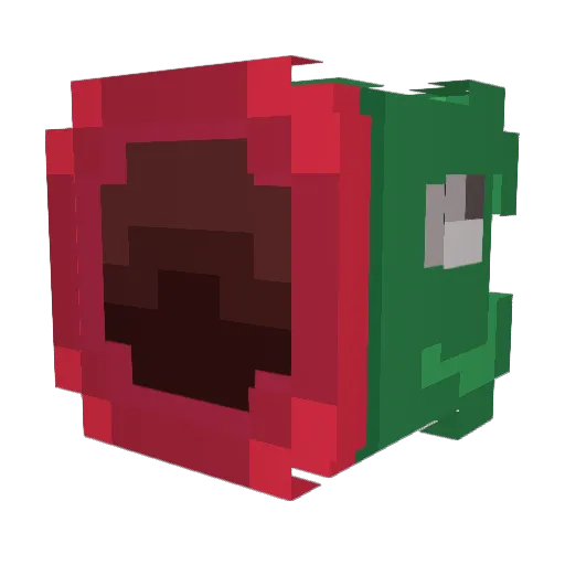 FISH_DUDE Minecraft avatar head, 3D render