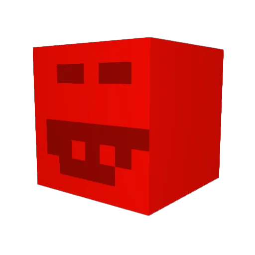 FIlipLH Minecraft avatar head, 3D render