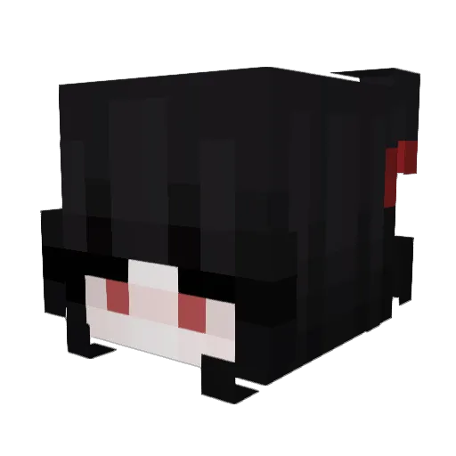 FIowea Minecraft avatar head, 3D render