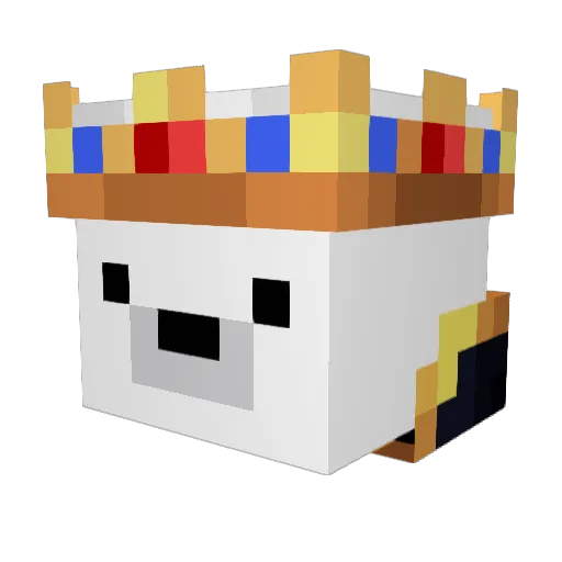 FJDecam Minecraft avatar head, 3D render
