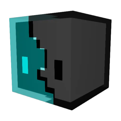 FJU17 Minecraft avatar head, 3D render