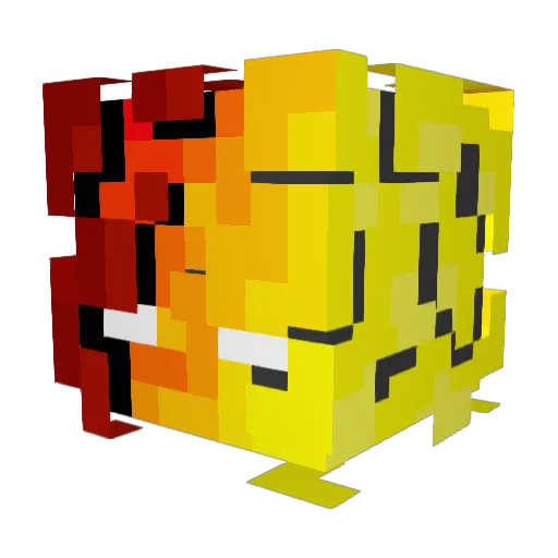 FKEO12 Minecraft avatar head, 3D render