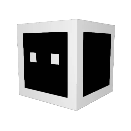 FKHSQ Minecraft avatar head, 3D render