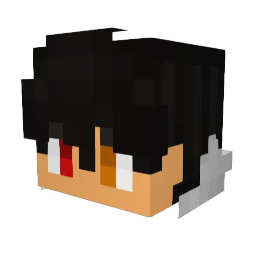 FKZ2 Minecraft avatar head, 3D render