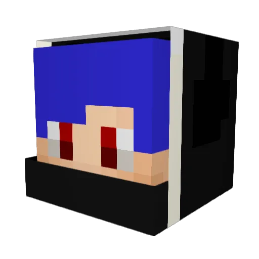 FK_Phoenix86 Minecraft avatar head, 3D render