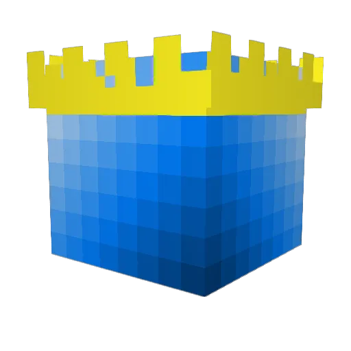 FL123456789 Minecraft avatar head, 3D render