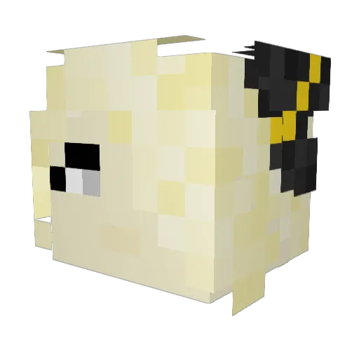 FLACKDO Minecraft avatar head, 3D render