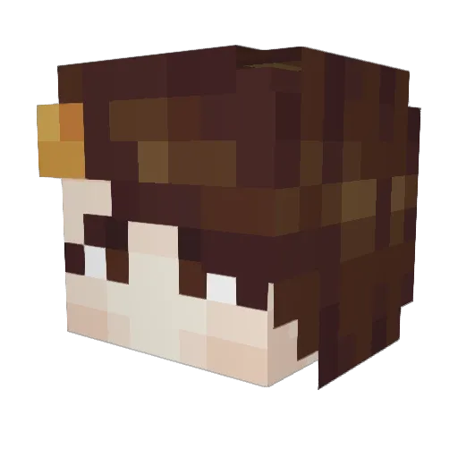 FLAIRardour Minecraft avatar head, 3D render