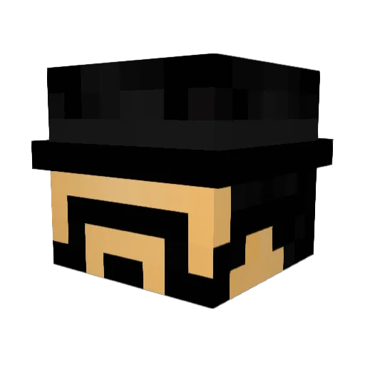 FLAVIUS974 Minecraft avatar head, 3D render