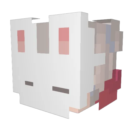FLIXS007 Minecraft avatar head, 3D render