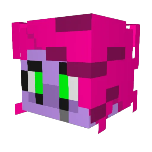 FLKD__ Minecraft avatar head, 3D render