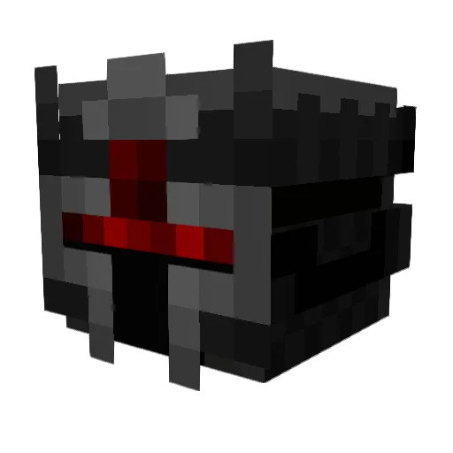 FLODED Minecraft avatar head, 3D render