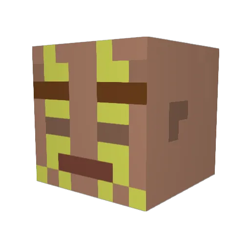 FLOKIVAR88 Minecraft avatar head, 3D render
