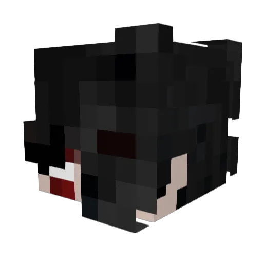 FLOOFNA Minecraft avatar head, 3D render