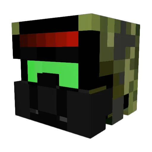 FLORIAN4600 Minecraft avatar head, 3D render