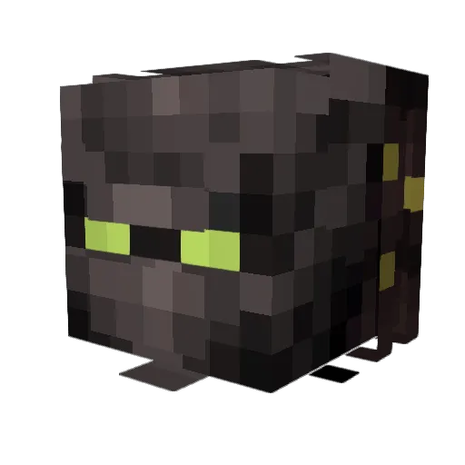 FLOWRS_F Minecraft avatar head, 3D render