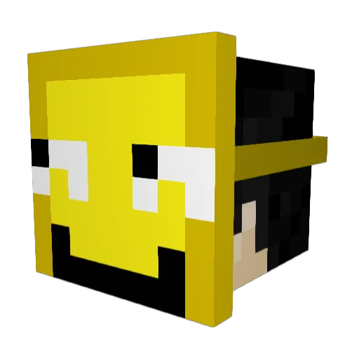 FLRyk Minecraft avatar head, 3D render