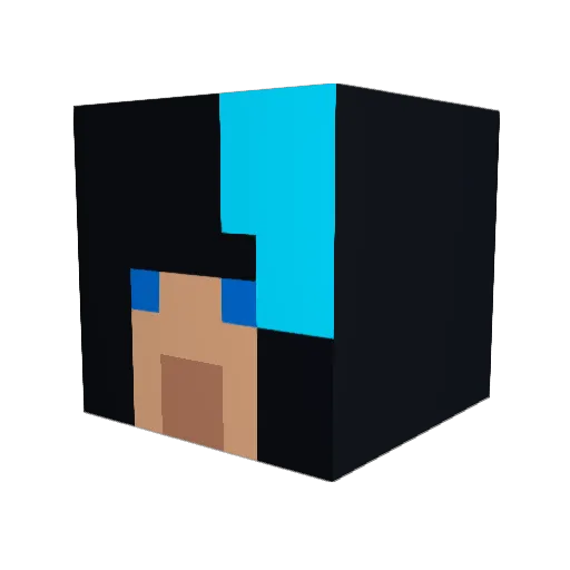 FLYINGHORSE29 Minecraft avatar head, 3D render