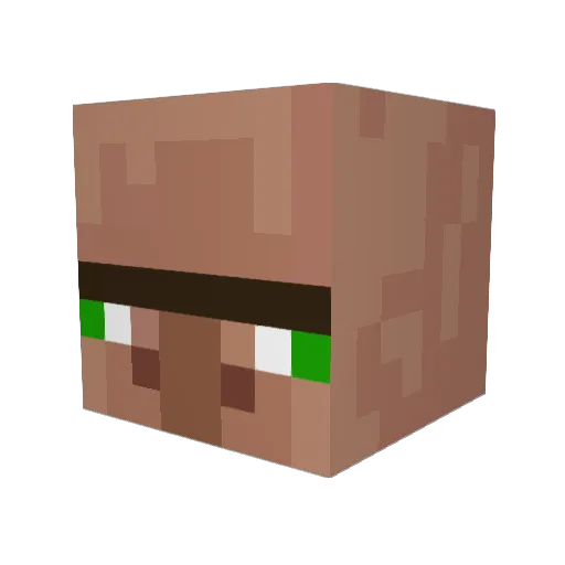 FL_FINNI Minecraft avatar head, 3D render