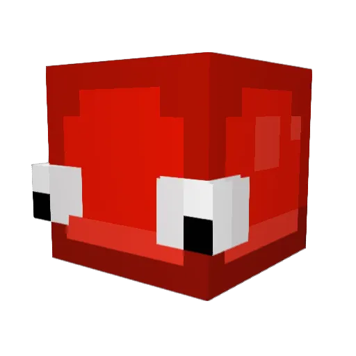 FLuXeTi Minecraft avatar head, 3D render